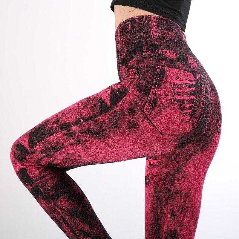 Sexy astic Imitation Jeans Leggings High Waist Pants Fitness Slim Legg Mujer 2021 Sport Push Up Leggings For Women Hot Sexy astic Imitation Jeans Leggings High Waist Pants Fitness Slim Legg Mujer 2021 Sport Push Up Leggings For Women Hot