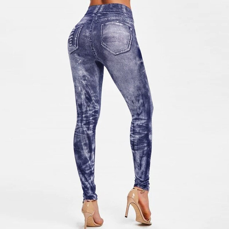 Sexy astic Imitation Jeans Leggings High Waist Pants Fitness Slim Legg Mujer 2021 Sport Push Up Leggings For Women Hot Sexy astic Imitation Jeans Leggings High Waist Pants Fitness Slim Legg Mujer 2021 Sport Push Up Leggings For Women Hot