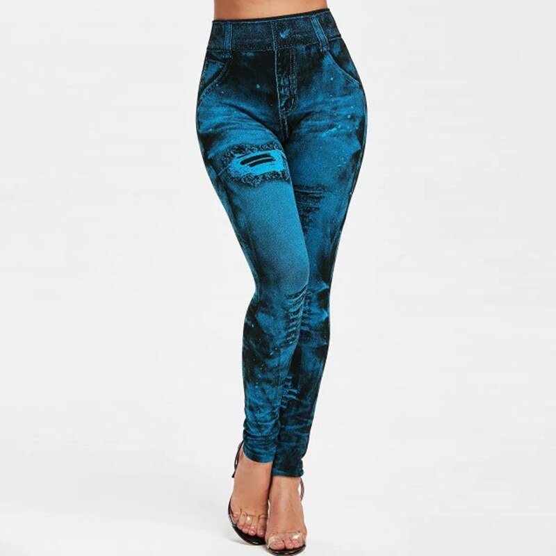 Sexy astic Imitation Jeans Leggings High Waist Pants Fitness Slim Legg Mujer 2021 Sport Push Up Leggings For Women Hot Sexy astic Imitation Jeans Leggings High Waist Pants Fitness Slim Legg Mujer 2021 Sport Push Up Leggings For Women Hot