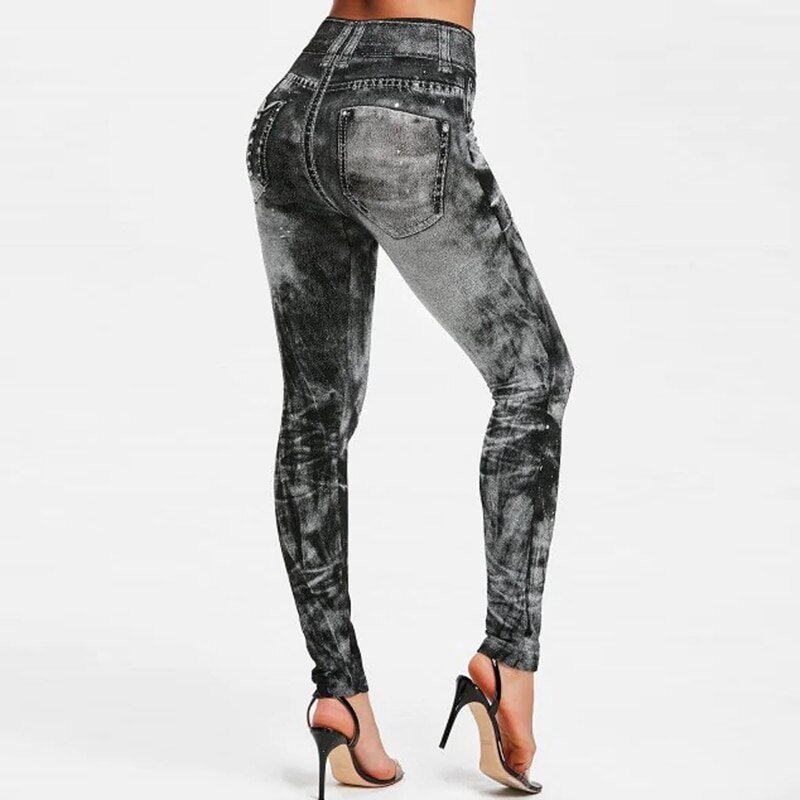 Sexy astic Imitation Jeans Leggings High Waist Pants Fitness Slim Legg Mujer 2021 Sport Push Up Leggings For Women Hot Sexy astic Imitation Jeans Leggings High Waist Pants Fitness Slim Legg Mujer 2021 Sport Push Up Leggings For Women Hot