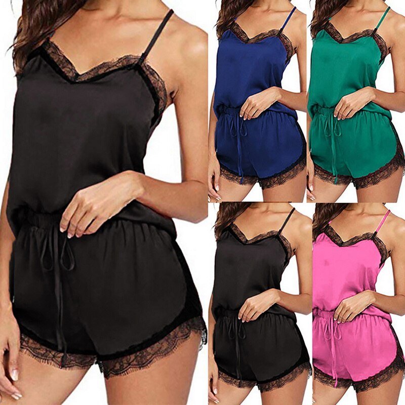 Women's pajamas Sleepwear home clothes wear for women sleep nightwear sexy lingerie 2021 nightie with shorts underwear Nightgown Women's pajamas Sleepwear home clothes wear for women sleep nightwear sexy lingerie 2021 nightie with shorts underwear Nightgown