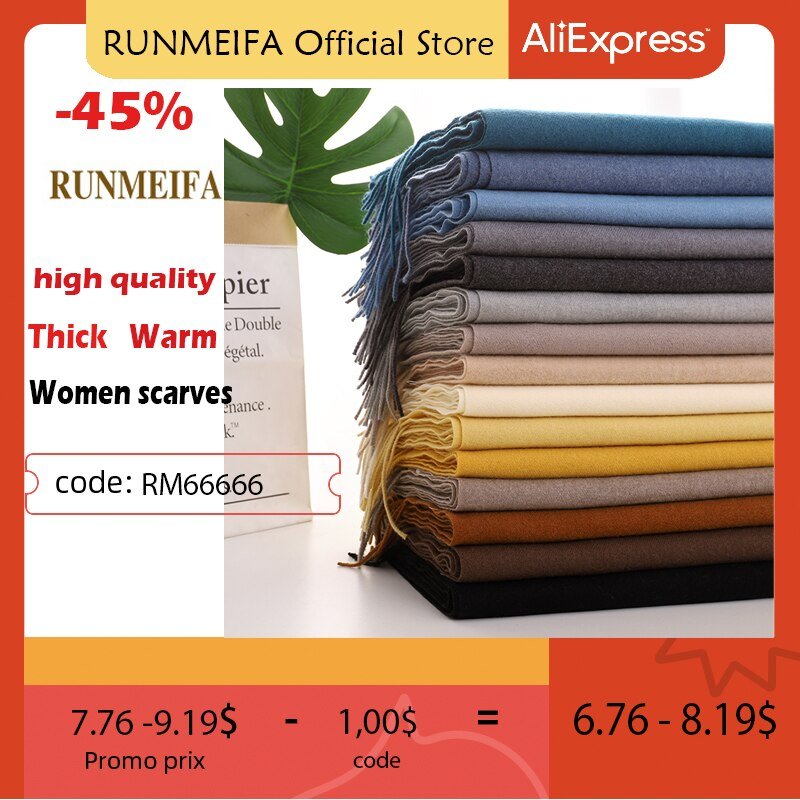 2022 NEW Fashion Cashmere Women Plaid Scarf Winter Warm Shawl and Wrap Bandana Pashmina Long Tassel Female Foulard Thick Blanket