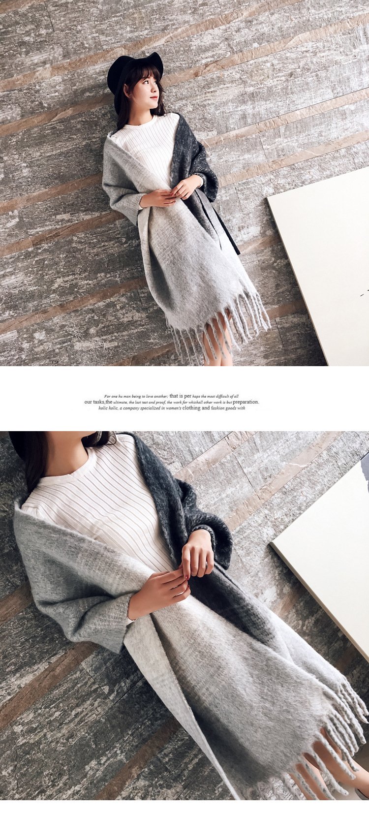 2022 NEW Fashion Cashmere Women Plaid Scarf Winter Warm Shawl and Wrap Bandana Pashmina Long Tassel Female Foulard Thick Blanket