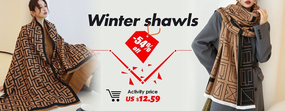 2022 NEW Fashion Cashmere Women Plaid Scarf Winter Warm Shawl and Wrap Bandana Pashmina Long Tassel Female Foulard Thick Blanket