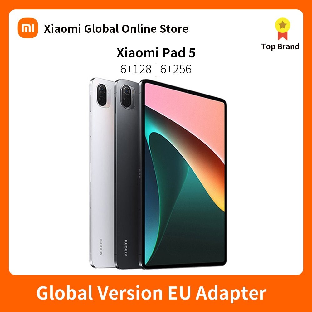 Global Version Xiaomi Pad 5 6GB+128GB / 6GB+256GB 11'' WQHD+ 120Hz Display Snapdragon 860 4 Stereo Speakers 8720mAh MI tablet 5 Global Version Xiaomi Pad 5 6GB+128GB / 6GB+256GB 11'' WQHD+ 120Hz Display Snapdragon 860 4 Stereo Speakers 8720mAh MI tablet 5