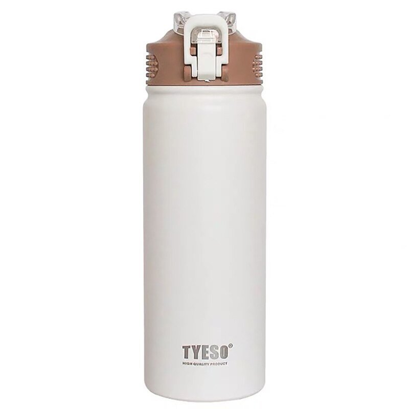 530/750/100Ml Thermos Mug With Straw Stainless Steel Thermal Insulation Straight Cup Thermal Water Bottle Tumbler Thermocup 1pcS