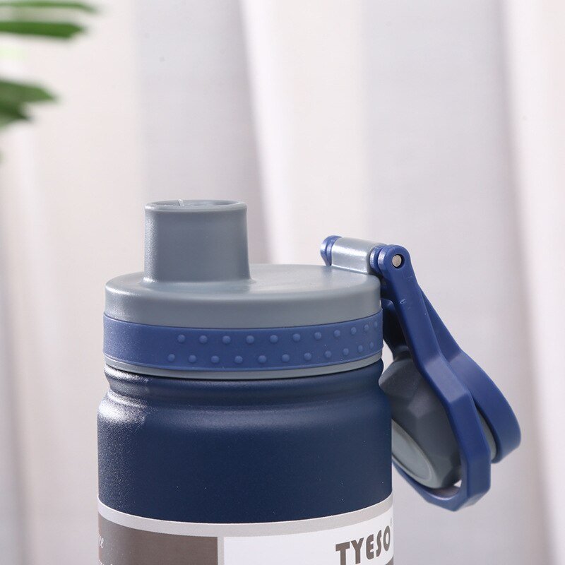 530/750/100Ml Thermos Mug With Straw Stainless Steel Thermal Insulation Straight Cup Thermal Water Bottle Tumbler Thermocup 1pcS