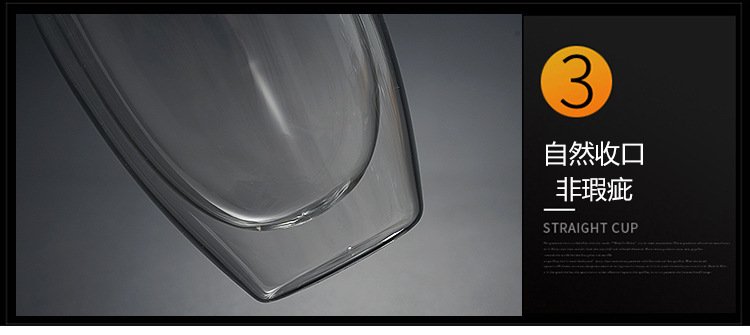 80ML Double Wall Glass Cup Transparent Handmade Heat Resistant Tea Drink Cups MINI Whisky Cup 100 centigrade Espresso Coffee Cup