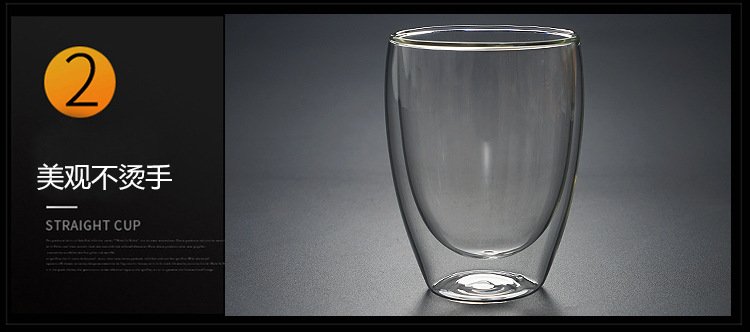 80ML Double Wall Glass Cup Transparent Handmade Heat Resistant Tea Drink Cups MINI Whisky Cup 100 centigrade Espresso Coffee Cup