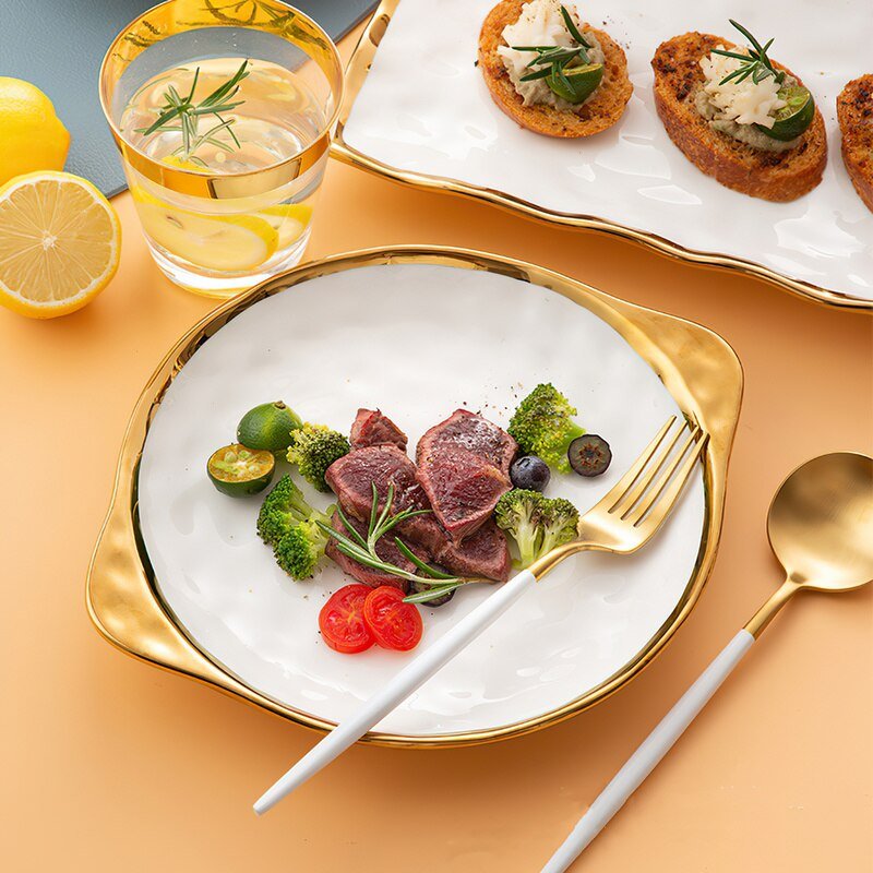 White Ceramic Plate Phnom Penh Tableware Salad Soup Bowl Food Dinner Dishes Wedding Decoration Dinnerware Household Kitchen White Ceramic Plate Phnom Penh Tableware Salad Soup Bowl Food Dinner Dishes Wedding Decoration Dinnerware Household Kitchen