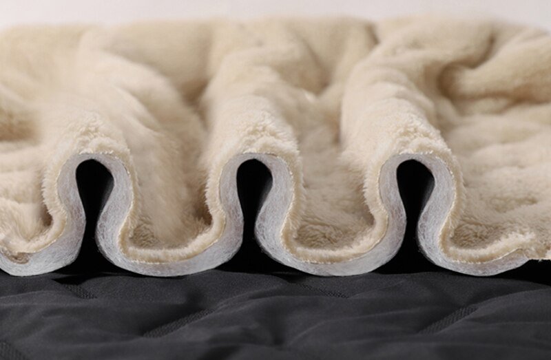 Winter Zip Pockets Thicken Fleece Sweatpants Men Joggers Black Grey Down Cotton Warm Pants Male Water Proof Thermal Trousers 7XL Winter Zip Pockets Thicken Fleece Sweatpants Men Joggers Black Grey Down Cotton Warm Pants Male Water Proof Thermal Trousers 7XL