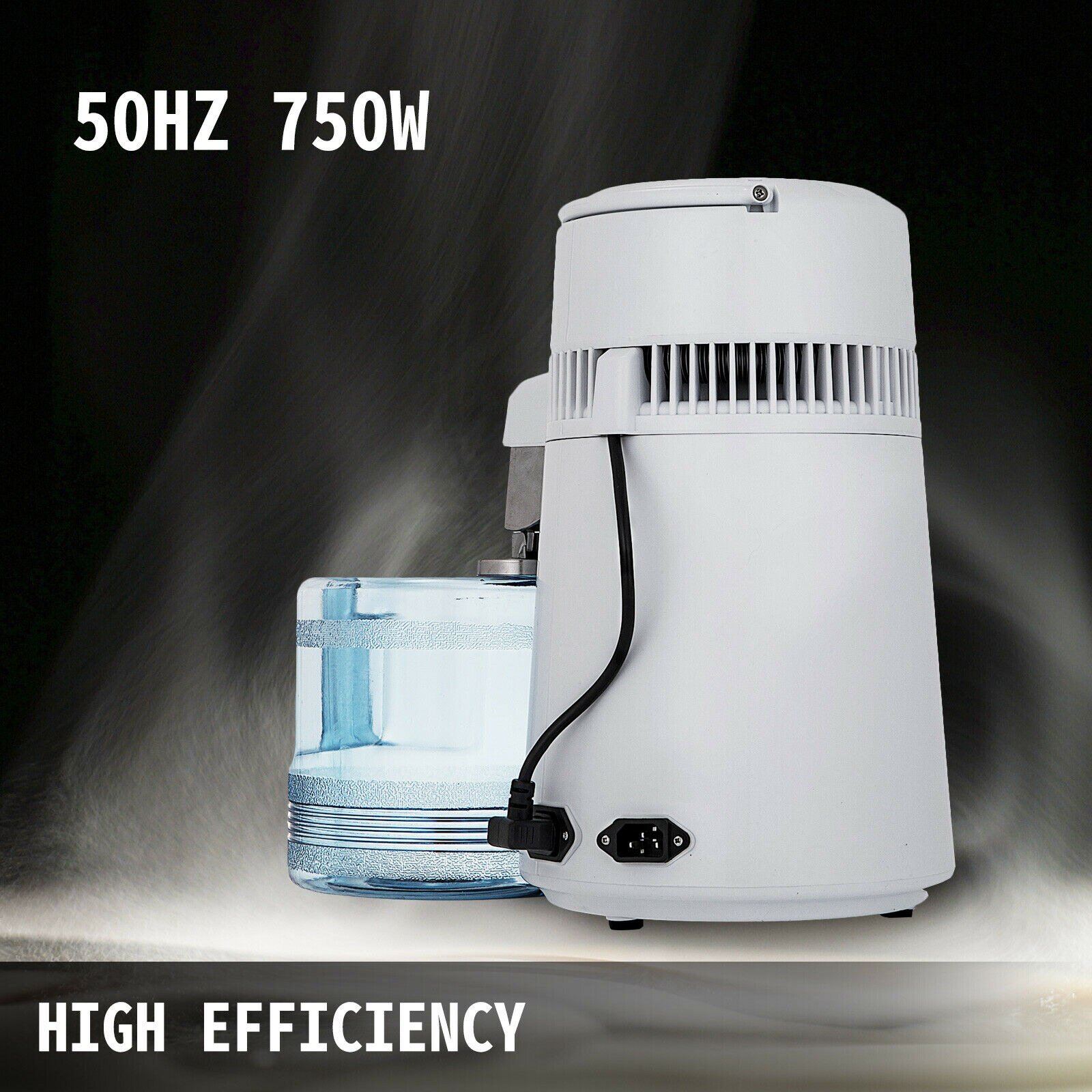 VEVOR Pure Water Distiller Stainless Steel 4L Dental Distilled Water Machine Filter Medical Labs Electric Distillation Purifier VEVOR Pure Water Distiller Stainless Steel 4L Dental Distilled Water Machine Filter Medical Labs Electric Distillation Purifier