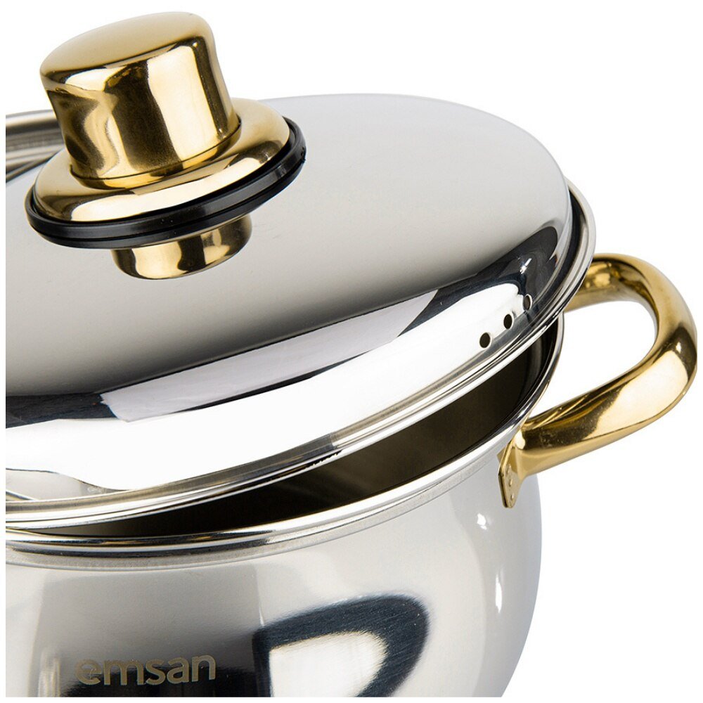 6 Pieces Stainless Steel Cookware Set With Induction Base Healthy Non-toxic Kitchen Tool Useful Home Appliances 6 Pieces Stainless Steel Cookware Set With Induction Base Healthy Non-toxic Kitchen Tool Useful Home Appliances