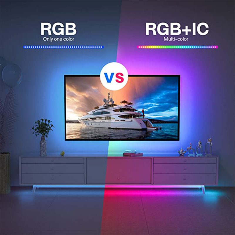 LED Strip 1m-30m RGBIC WS2812b Bluetooth App Control Chasing Effect Lights Flexible Tape Diode Ribbon TV BackLight Room Decorate LED Strip 1m-30m RGBIC WS2812b Bluetooth App Control Chasing Effect Lights Flexible Tape Diode Ribbon TV BackLight Room Decorate