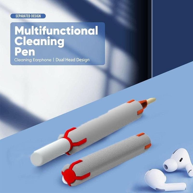 Bluetooth Earbuds Cleaner Pen Earphones Cleaner Suitable For Airpods Headset Keyboard Phone And Camera Lens Cleaning Brush Bluetooth Earbuds Cleaner Pen Earphones Cleaner Suitable For Airpods Headset Keyboard Phone And Camera Lens Cleaning Brush