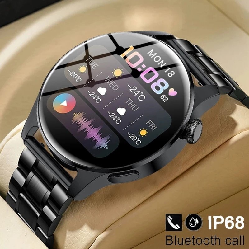 Bluetooth Call Phone Smart Watch Men Waterproof Sport Fitness Tracker Weather Display 2022 New Watch smartwatch men For Huawei Bluetooth Call Phone Smart Watch Men Waterproof Sport Fitness Tracker Weather Display 2022 New Watch smartwatch men For Huawei