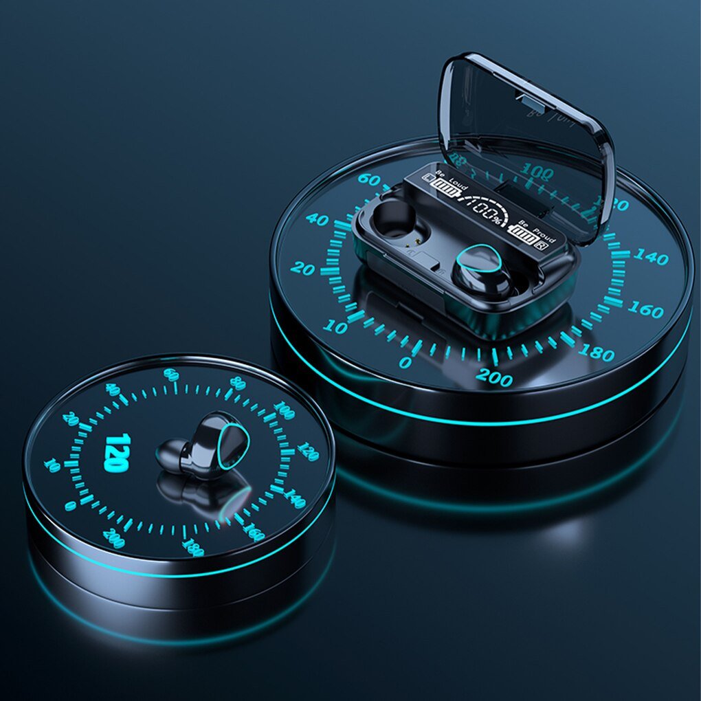 Wireless Earphones Bluetooth-compatible Headphone 9D TWS Stereo Sports Waterproof Earbuds Headsets With Microphone Charging Box Wireless Earphones Bluetooth-compatible Headphone 9D TWS Stereo Sports Waterproof Earbuds Headsets With Microphone Charging Box