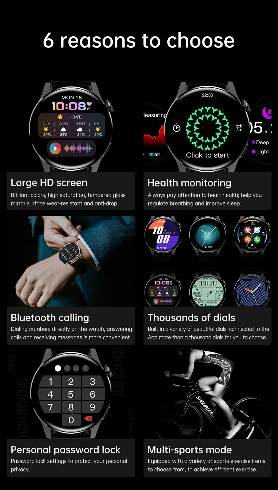 2022 New For HUAWEI Smart Watch Men Waterproof Sport Fitness Tracker Multifunction Bluetooth Call Smartwatch Man For Android IOS 2022 New For HUAWEI Smart Watch Men Waterproof Sport Fitness Tracker Multifunction Bluetooth Call Smartwatch Man For Android IOS