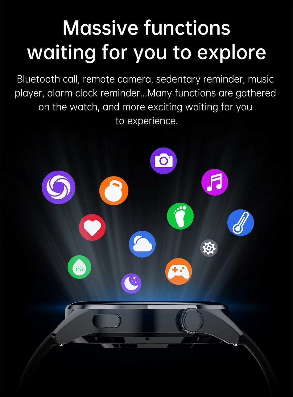 2022 New For HUAWEI Smart Watch Men Waterproof Sport Fitness Tracker Multifunction Bluetooth Call Smartwatch Man For Android IOS 2022 New For HUAWEI Smart Watch Men Waterproof Sport Fitness Tracker Multifunction Bluetooth Call Smartwatch Man For Android IOS