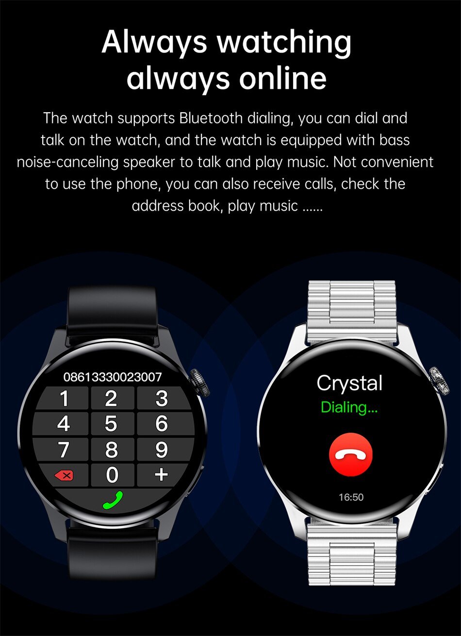 2022 New For HUAWEI Smart Watch Men Waterproof Sport Fitness Tracker Multifunction Bluetooth Call Smartwatch Man For Android IOS 2022 New For HUAWEI Smart Watch Men Waterproof Sport Fitness Tracker Multifunction Bluetooth Call Smartwatch Man For Android IOS