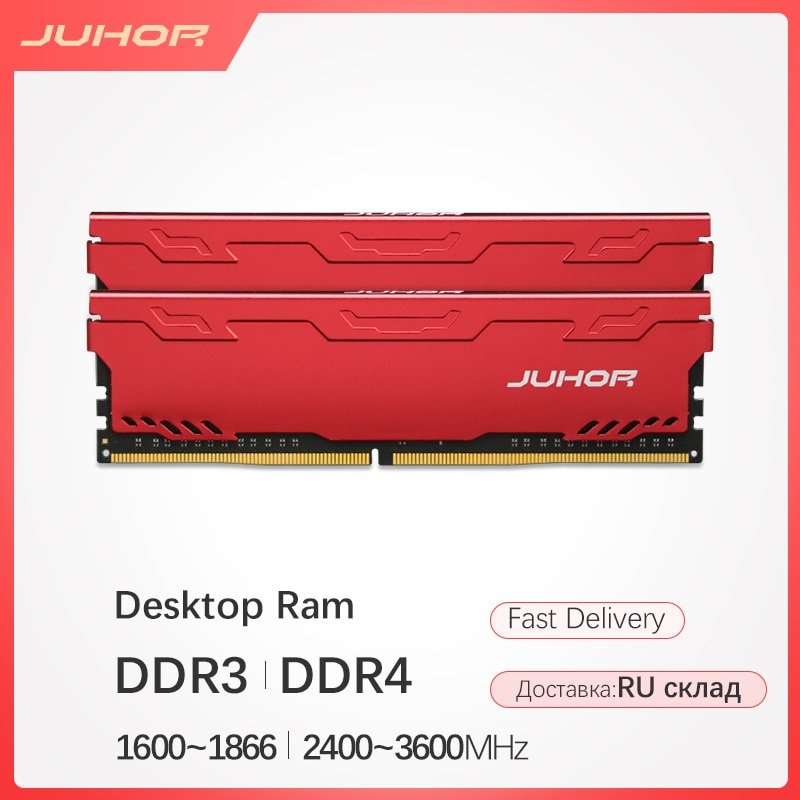 JUHOR Ram DDR3 1600MHz 8GB 16GB DDR4 8GB 16GB 2666MHz 3000MHz 3200MHz Desktop Memory Dimm Memoria Ram JUHOR Ram DDR3 1600MHz 8GB 16GB DDR4 8GB 16GB 2666MHz 3000MHz 3200MHz Desktop Memory Dimm Memoria Ram