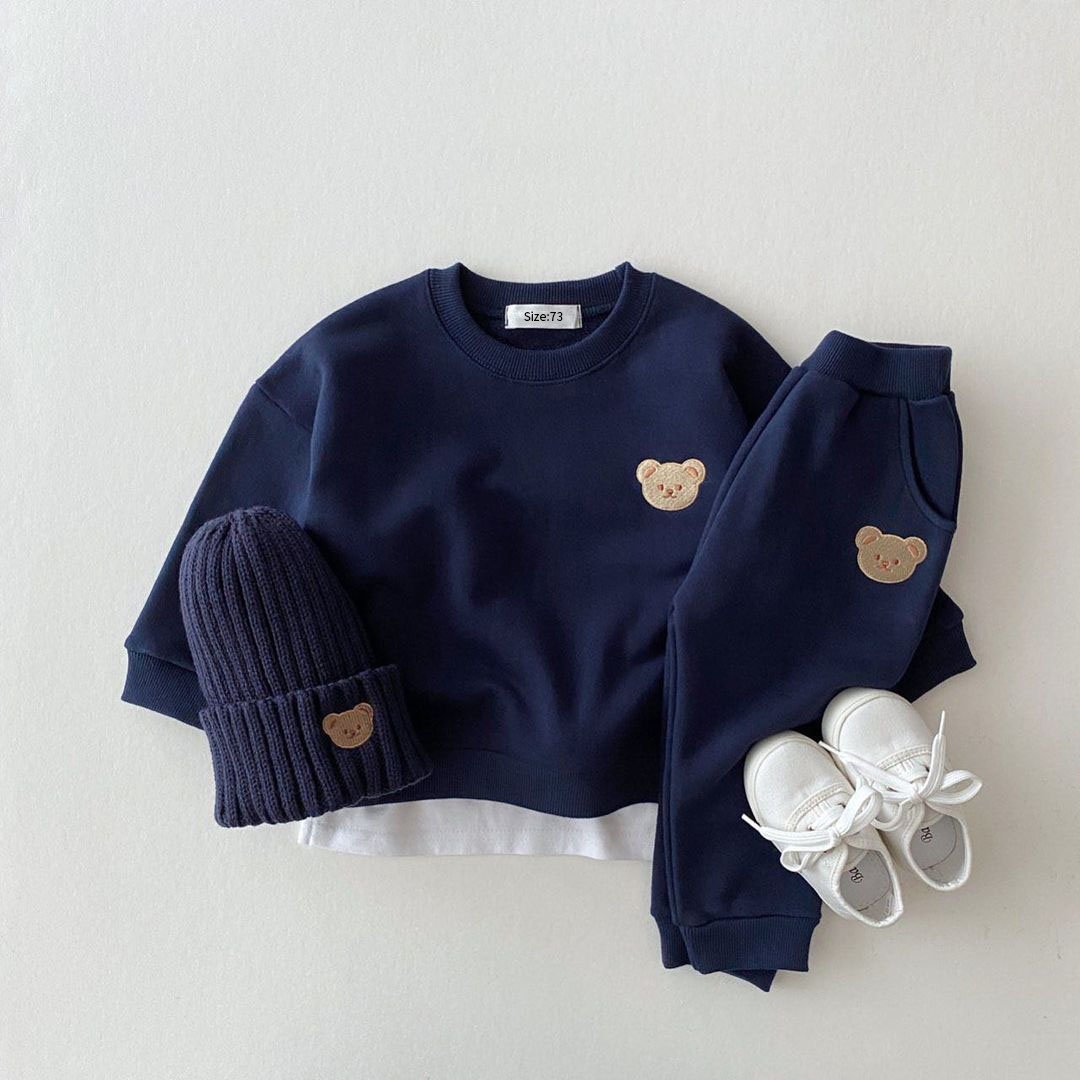 Fashion Toddler Baby Boys Girl Fall Clothes Sets Baby Girl Clothing Set Kids Sports Bear Sweatshirt Pants 2Pcs Suits Outfits Fashion Toddler Baby Boys Girl Fall Clothes Sets Baby Girl Clothing Set Kids Sports Bear Sweatshirt Pants 2Pcs Suits Outfits