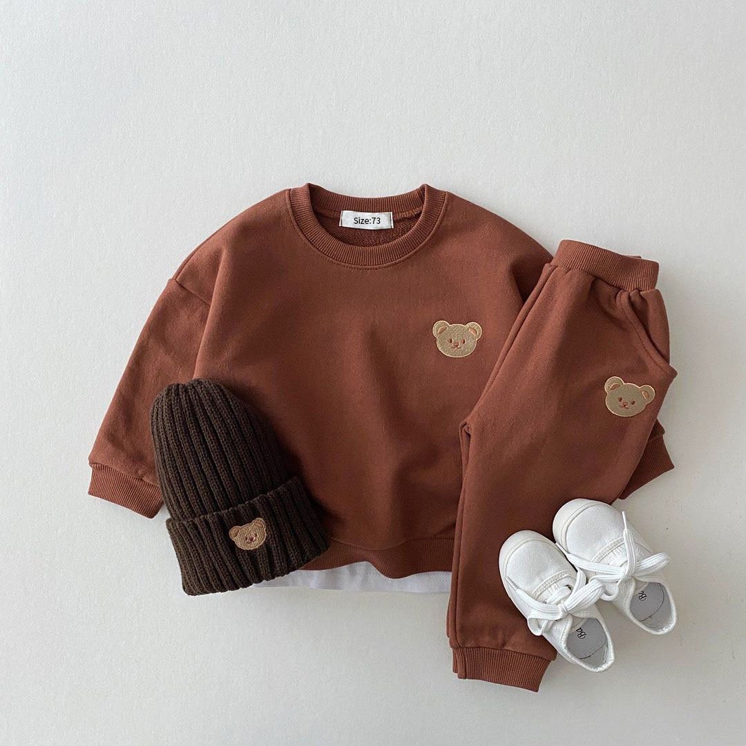 Fashion Toddler Baby Boys Girl Fall Clothes Sets Baby Girl Clothing Set Kids Sports Bear Sweatshirt Pants 2Pcs Suits Outfits Fashion Toddler Baby Boys Girl Fall Clothes Sets Baby Girl Clothing Set Kids Sports Bear Sweatshirt Pants 2Pcs Suits Outfits