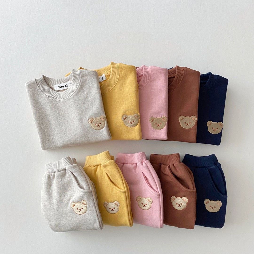 Fashion Toddler Baby Boys Girl Fall Clothes Sets Baby Girl Clothing Set Kids Sports Bear Sweatshirt Pants 2Pcs Suits Outfits Fashion Toddler Baby Boys Girl Fall Clothes Sets Baby Girl Clothing Set Kids Sports Bear Sweatshirt Pants 2Pcs Suits Outfits