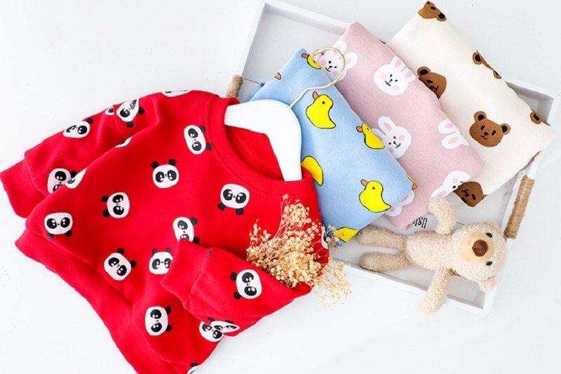 Children's clothing baby long sleeve two piece set 1-4 year old girl spring and autumn new cartoon leisure sports suit