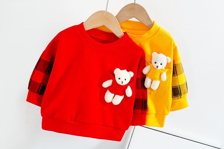Children's clothing baby long sleeve two piece set 1-4 year old girl spring and autumn new cartoon leisure sports suit