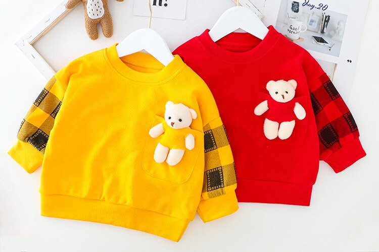 Children's clothing baby long sleeve two piece set 1-4 year old girl spring and autumn new cartoon leisure sports suit