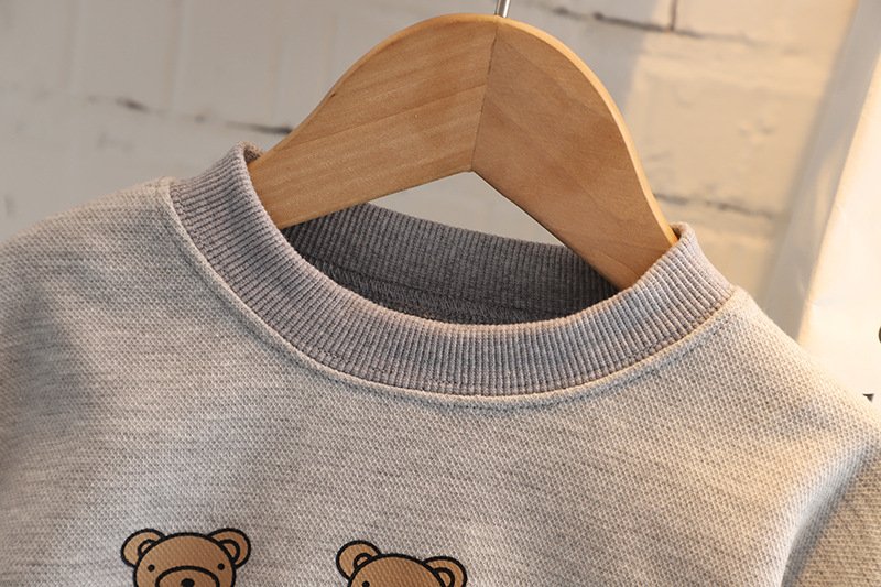 Children's clothing baby long sleeve two piece set 1-4 year old girl spring and autumn new cartoon leisure sports suit