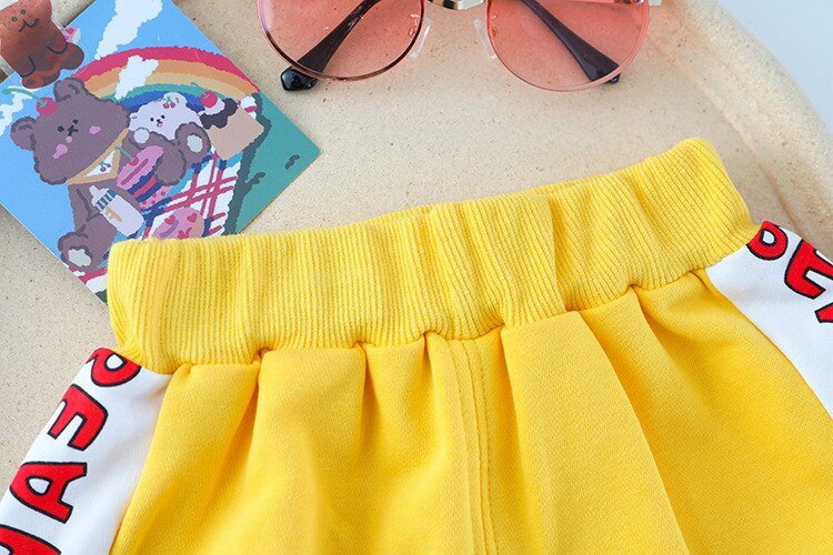 Children's clothing baby long sleeve two piece set 1-4 year old girl spring and autumn new cartoon leisure sports suit