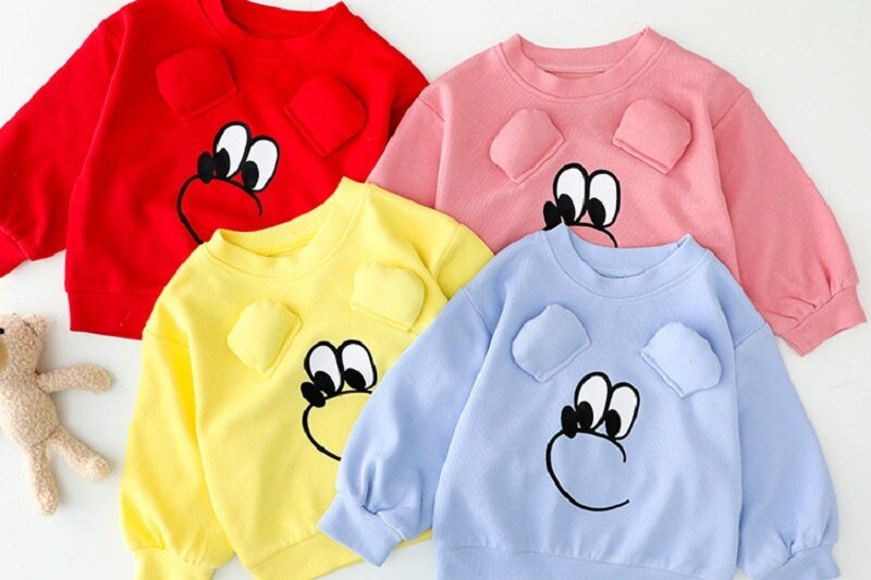 Children's clothing baby long sleeve two piece set 1-4 year old girl spring and autumn new cartoon leisure sports suit