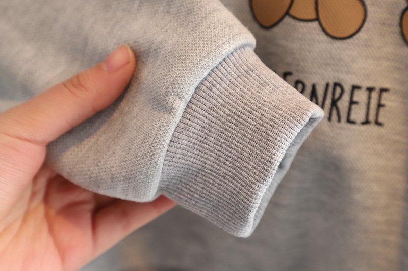 Children's clothing baby long sleeve two piece set 1-4 year old girl spring and autumn new cartoon leisure sports suit