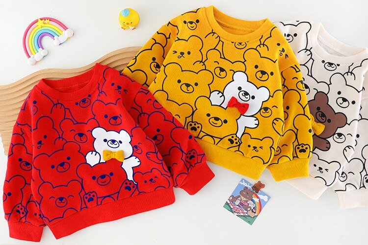 Children's clothing baby long sleeve two piece set 1-4 year old girl spring and autumn new cartoon leisure sports suit