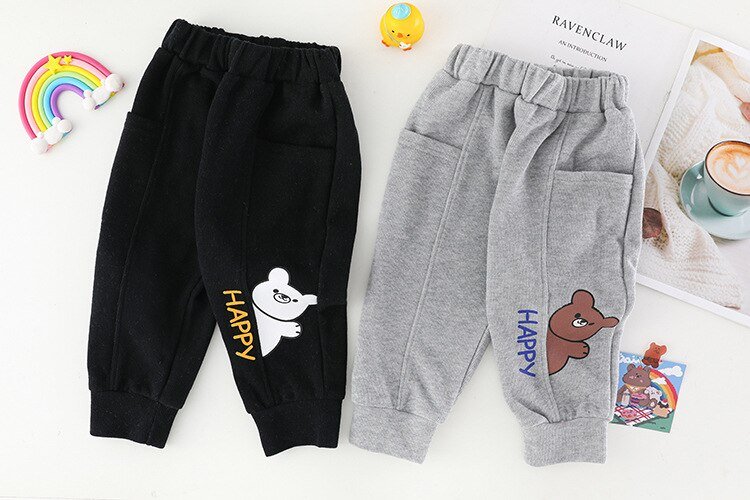 Children's clothing baby long sleeve two piece set 1-4 year old girl spring and autumn new cartoon leisure sports suit