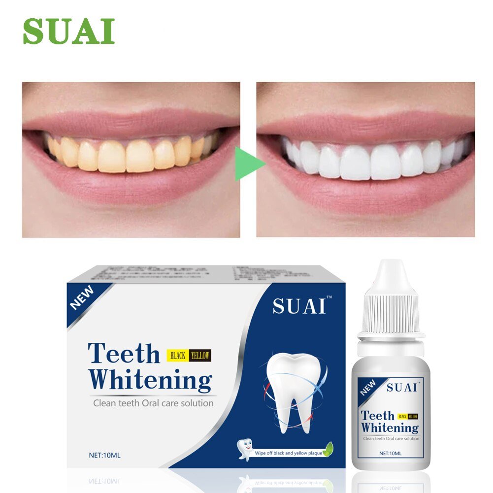 SUAI Teeth Whitening Essence Kit Dental Teeth Whitener Bleach Powder Oral Hygiene Dental Tools Remove Plaque Stains Fresh Breath SUAI Teeth Whitening Essence Kit Dental Teeth Whitener Bleach Powder Oral Hygiene Dental Tools Remove Plaque Stains Fresh Breath