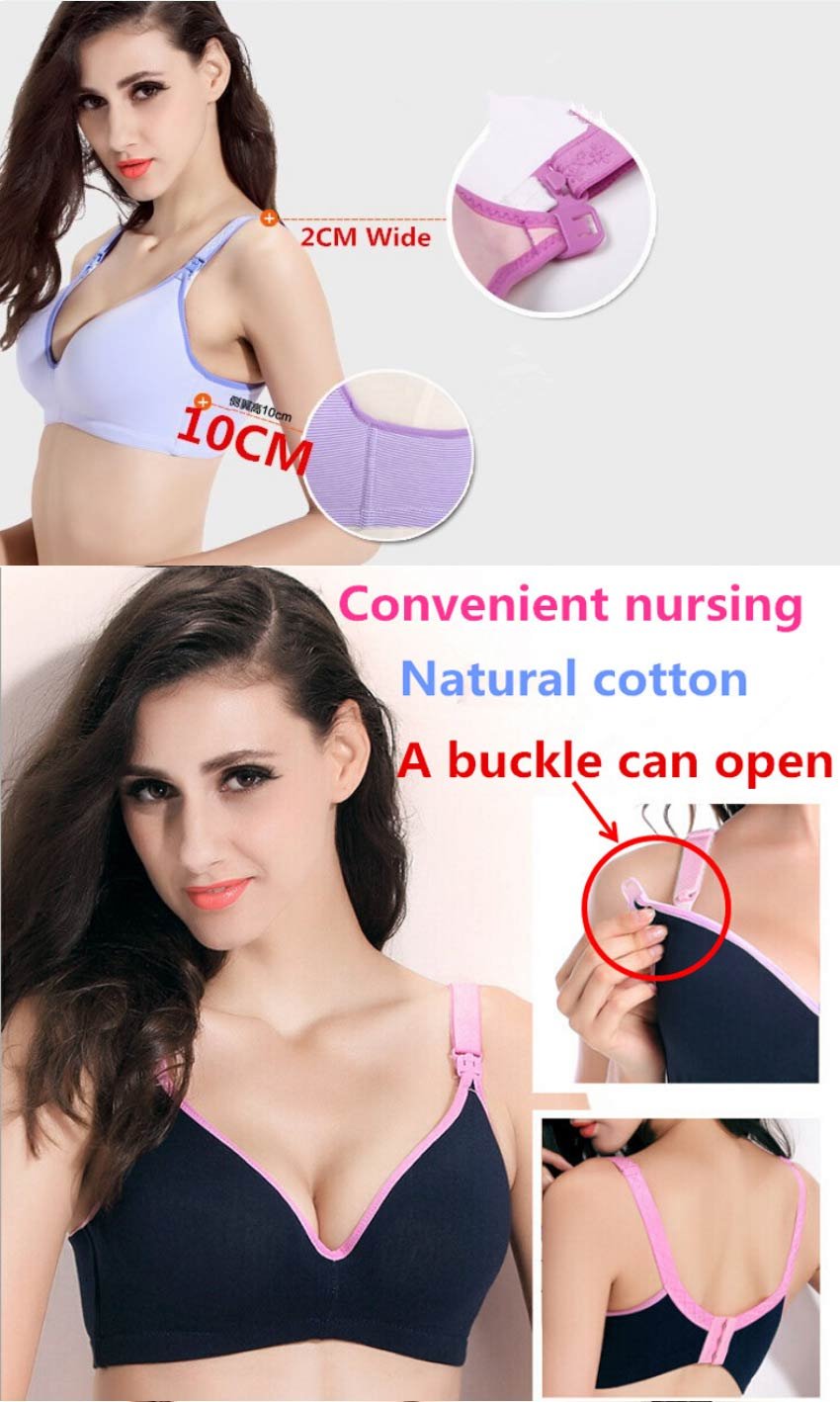 Cotton Maternity Nursing Bras Set Pregnant Breastfeeding Pregnancy Women Underwear Breast Feeding Bra soutien gorge allaitement Cotton Maternity Nursing Bras Set Pregnant Breastfeeding Pregnancy Women Underwear Breast Feeding Bra soutien gorge allaitement