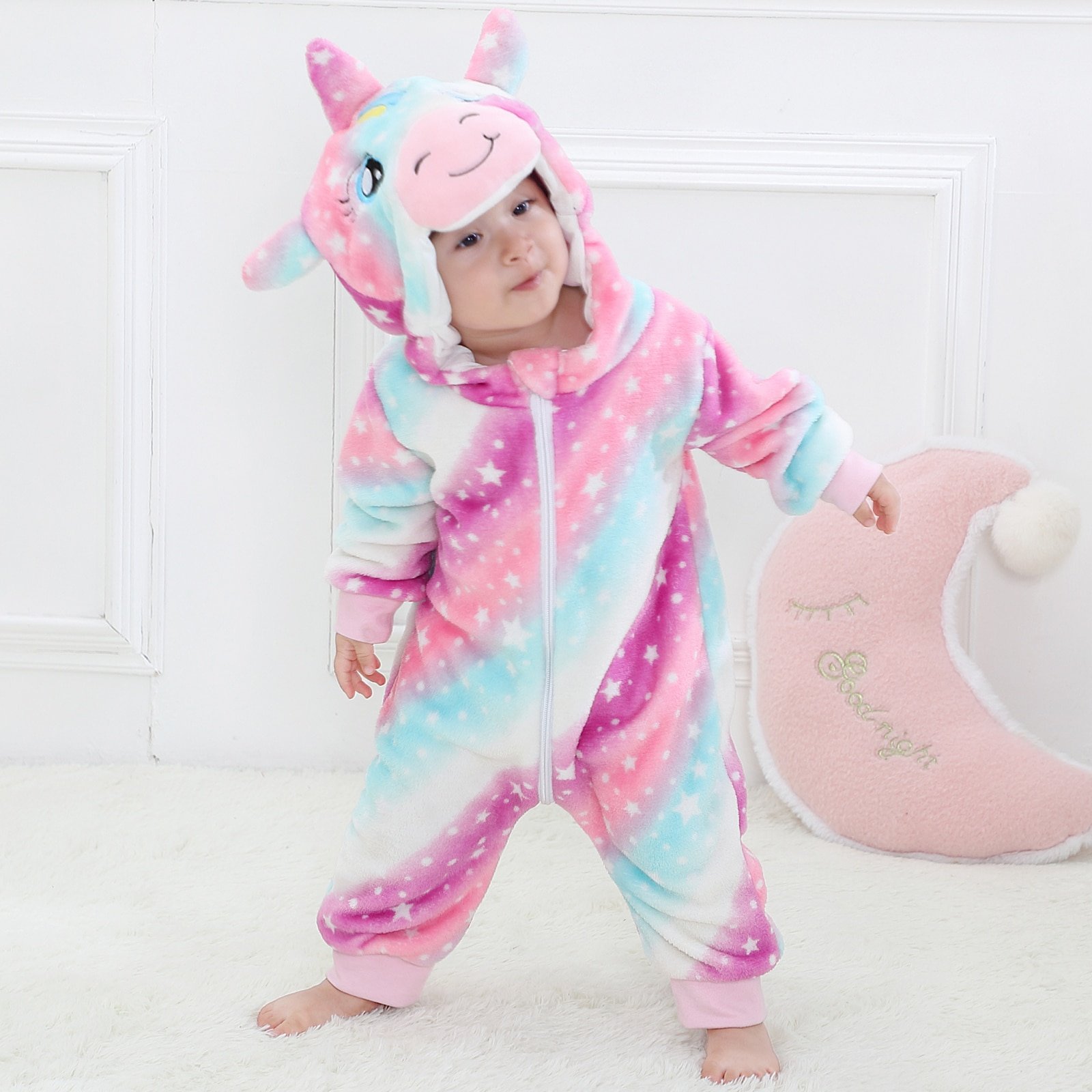 Baby Rompers Winter Kigurumi Lion Costume For Girls Boys Toddler Animal Jumpsuit Infant Clothes Pyjamas Kids Overalls ropa bebes Baby Rompers Winter Kigurumi Lion Costume For Girls Boys Toddler Animal Jumpsuit Infant Clothes Pyjamas Kids Overalls ropa bebes