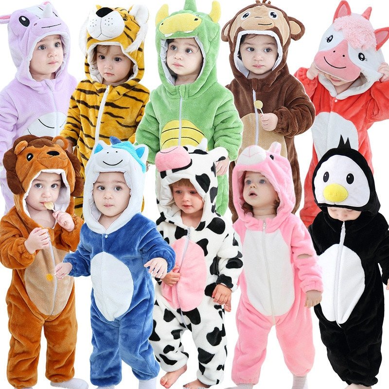 Baby Rompers Winter Kigurumi Lion Costume For Girls Boys Toddler Animal Jumpsuit Infant Clothes Pyjamas Kids Overalls ropa bebes Baby Rompers Winter Kigurumi Lion Costume For Girls Boys Toddler Animal Jumpsuit Infant Clothes Pyjamas Kids Overalls ropa bebes