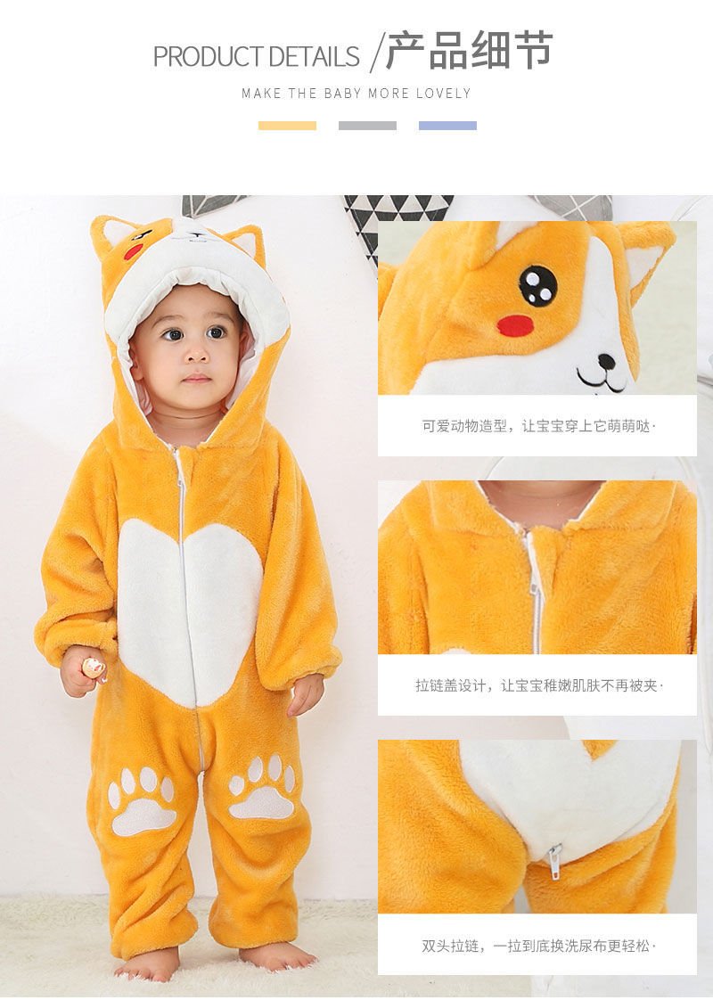 Baby Rompers Winter Kigurumi Lion Costume For Girls Boys Toddler Animal Jumpsuit Infant Clothes Pyjamas Kids Overalls ropa bebes Baby Rompers Winter Kigurumi Lion Costume For Girls Boys Toddler Animal Jumpsuit Infant Clothes Pyjamas Kids Overalls ropa bebes