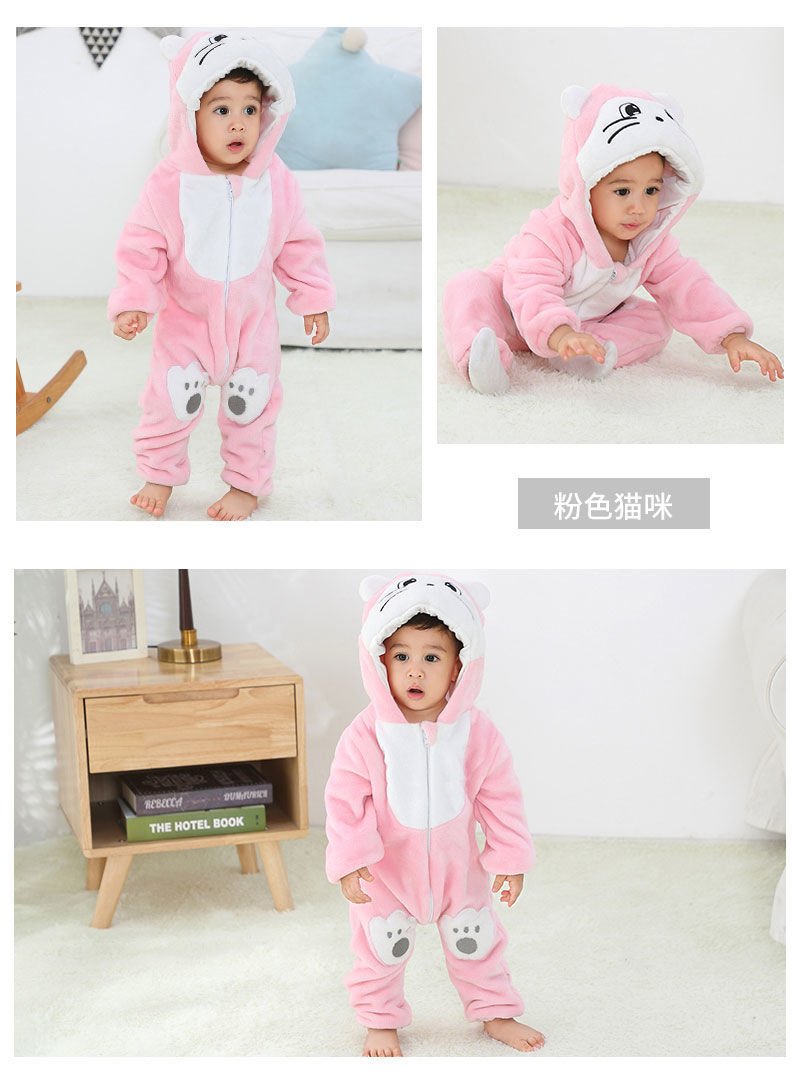 Baby Rompers Winter Kigurumi Lion Costume For Girls Boys Toddler Animal Jumpsuit Infant Clothes Pyjamas Kids Overalls ropa bebes Baby Rompers Winter Kigurumi Lion Costume For Girls Boys Toddler Animal Jumpsuit Infant Clothes Pyjamas Kids Overalls ropa bebes