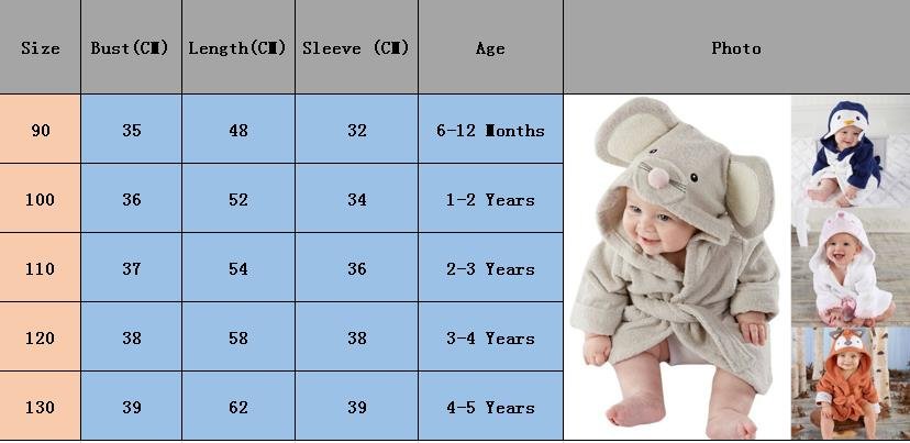 Lovely Baby Girls Cartoon Hooded Bathrobe Child Toddler Bathing Towel Robe Cute Winter Baby Clothing Sleepwear Lovely Baby Girls Cartoon Hooded Bathrobe Child Toddler Bathing Towel Robe Cute Winter Baby Clothing Sleepwear