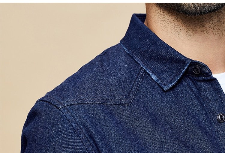 Men's Cotton Denim Shirt Men's Cotton Denim Shirt