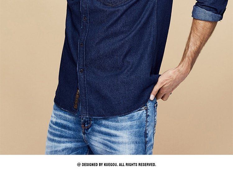 Men's Cotton Denim Shirt Men's Cotton Denim Shirt