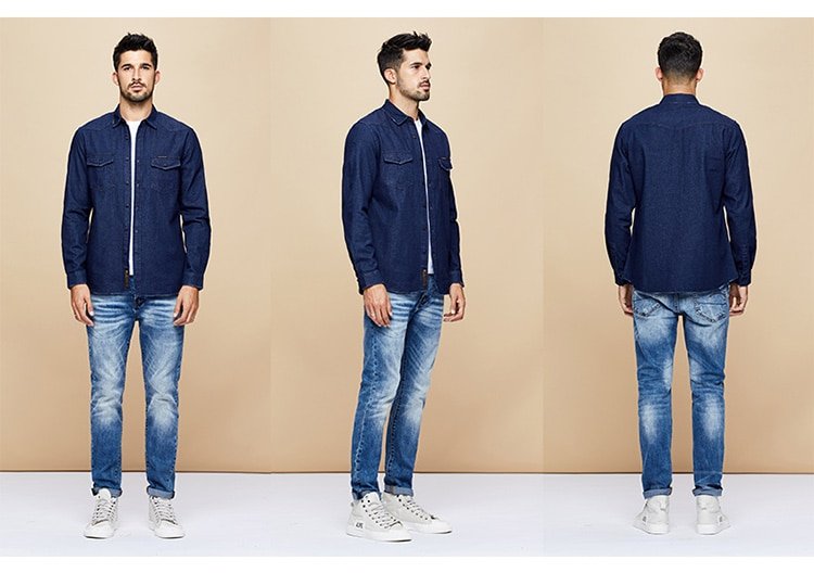 Men's Cotton Denim Shirt Men's Cotton Denim Shirt