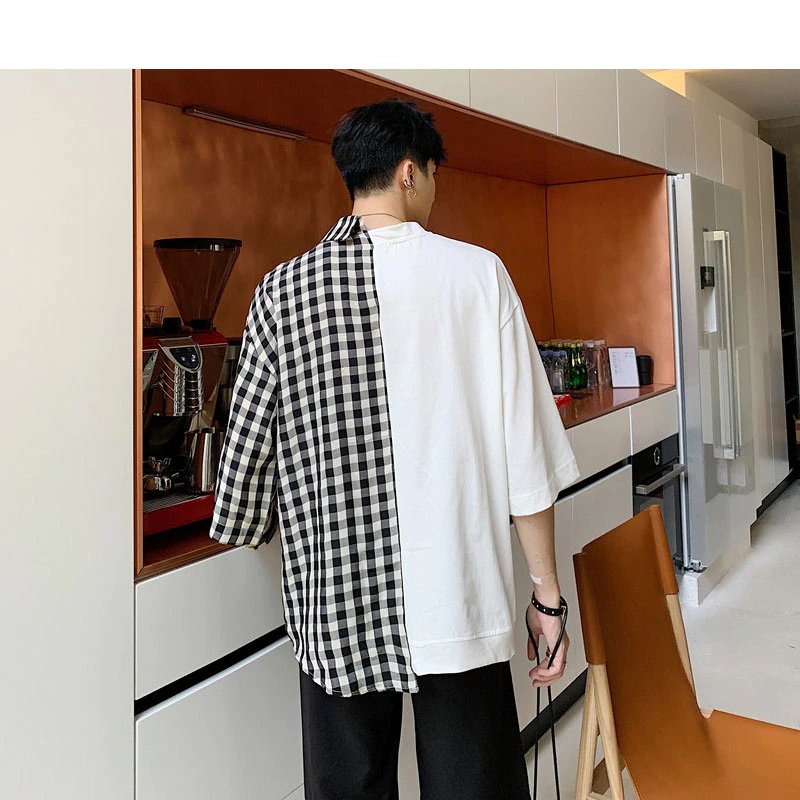 Cotton Men's Shirt in Street Style Cotton Men's Shirt in Street Style