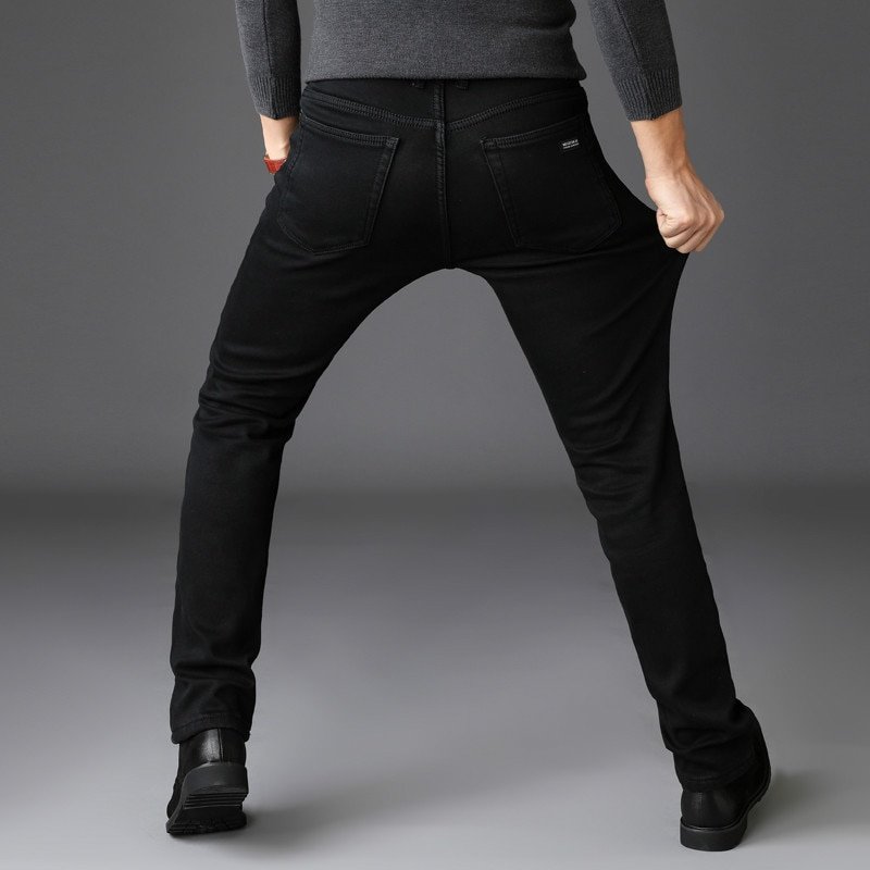Men's Black Straight Jeans Men's Black Straight Jeans