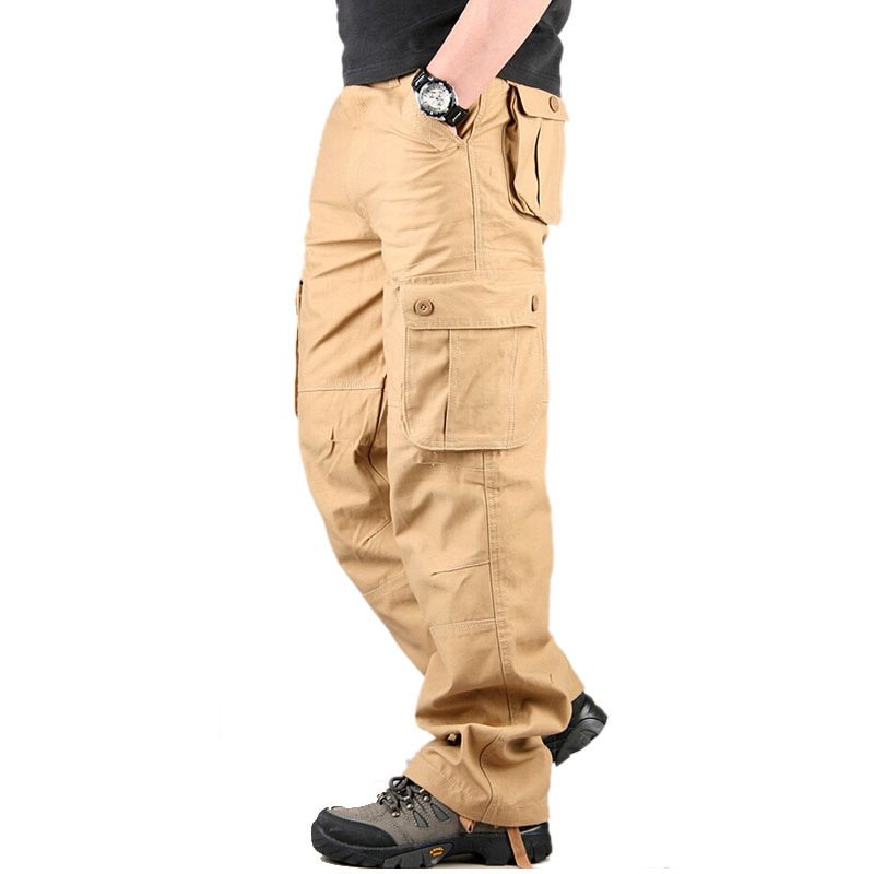 Men's Casual Cotton Cargo Pants